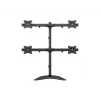 Multibrackets M Deskstand Basic Quad brīvstāvošs statīvs 4 monitoriem 15-27 collas 32 kg
