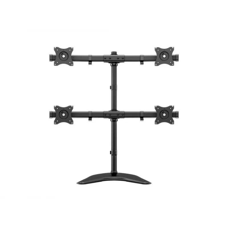 Multibrackets M Deskstand Basic Quad brīvstāvošs statīvs 4 monitoriem 15-27 collas 32 kg