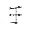 Multibrackets M Deskstand Basic Quad brīvstāvošs statīvs 4 monitoriem 15-27 collas 32 kg