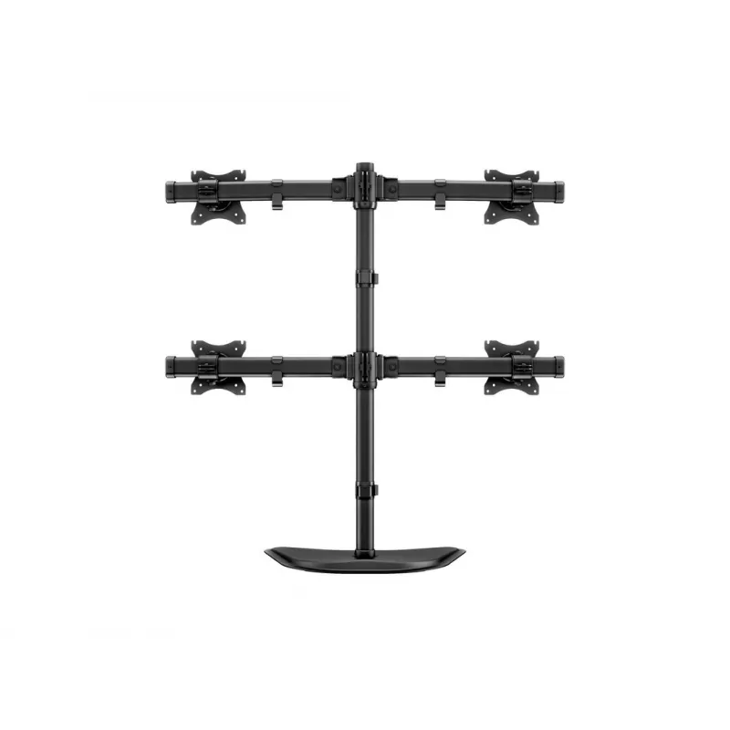Multibrackets M Deskstand Basic Quad brīvstāvošs statīvs 4 monitoriem 15-27 collas 32 kg