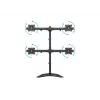 Multibrackets M Deskstand Basic Quad brīvstāvošs statīvs 4 monitoriem 15-27 collas 32 kg
