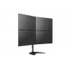 Multibrackets M Deskstand Basic Quad brīvstāvošs statīvs 4 monitoriem 15-27 collas 32 kg