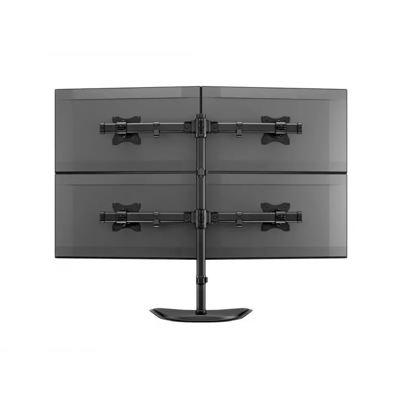 Multibrackets M Deskstand Basic Quad brīvstāvošs statīvs 4 monitoriem 15-27 collas 32 kg