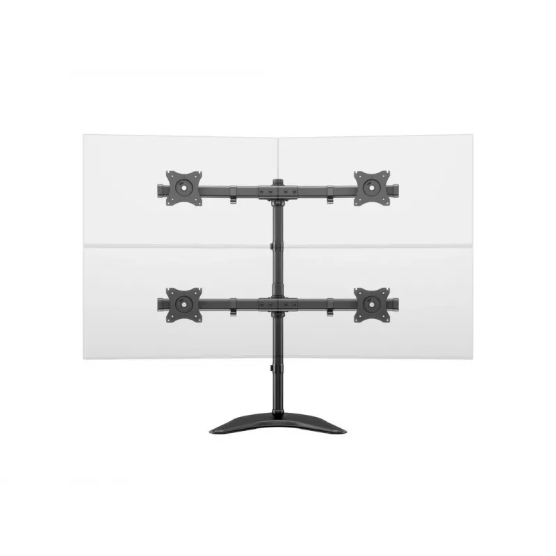 Multibrackets M Deskstand Basic Quad brīvstāvošs statīvs 4 monitoriem 15-27 collas 32 kg