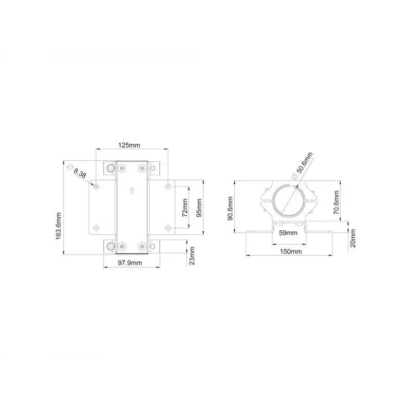 Multibrackets M Pro Series - Staba skava