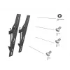 Piestiprināšanas rokas plakanajiem displejiem MULTIBRACKETS M Pro Series Tilt Arms 400mm, melnas, alumīnijs/tērauds, 2 gab.