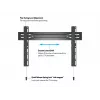 Multibrackets M VESA sienas stiprinājums Super Slim Fixed 600 MAX 35 kg 32-100 collas
