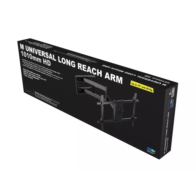 Multibrackets M Universāla garā rokas stiprinājums 1010mm HD Single 40kg 42-75 collas
