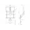 Multibrackets M Pull Down Full Motion Flexarm stiprinājums