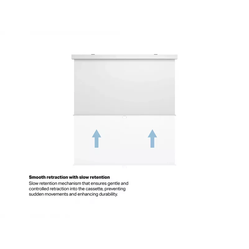 Multibrackets M 1:1 Manuālais projekcijas ekrāns 240x240, 135 collas White Edition