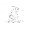Multibrackets M Deskstand Touch Basic – brīvi stāvošs galda statīvs skārienekrāniem un AIO datoriem