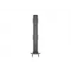 Grommet pamatne MULTIBRACKETS M Deskmount HD — alumīnija korpuss, melna, Ø 21 cm, H 40 mm, 500 g
