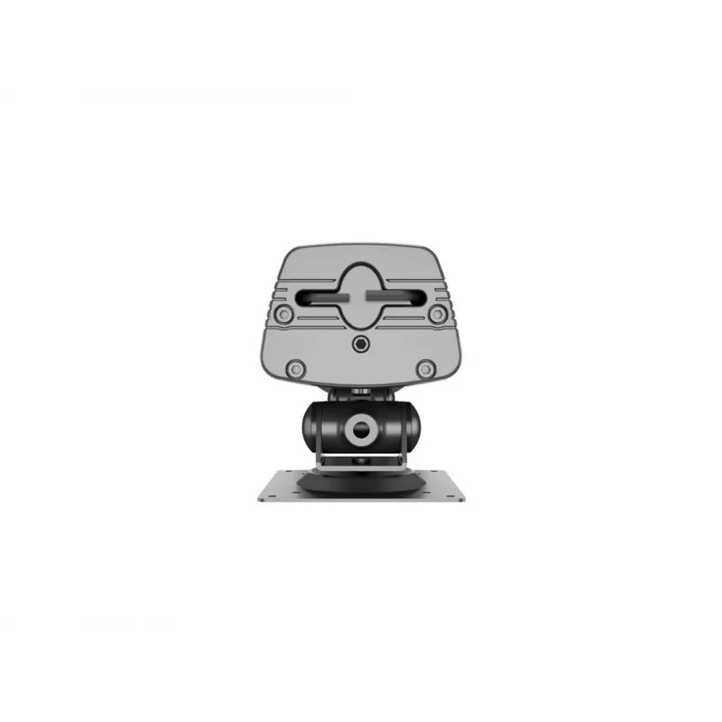 Grommet pamatne MULTIBRACKETS M Deskmount HD — alumīnija korpuss, melna, Ø 21 cm, H 40 mm, 500 g