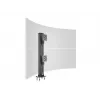 Grommet pamatne MULTIBRACKETS M Deskmount HD — alumīnija korpuss, melna, Ø 21 cm, H 40 mm, 500 g