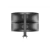 Grommet pamatne MULTIBRACKETS M Deskmount HD — alumīnija korpuss, melna, Ø 21 cm, H 40 mm, 500 g