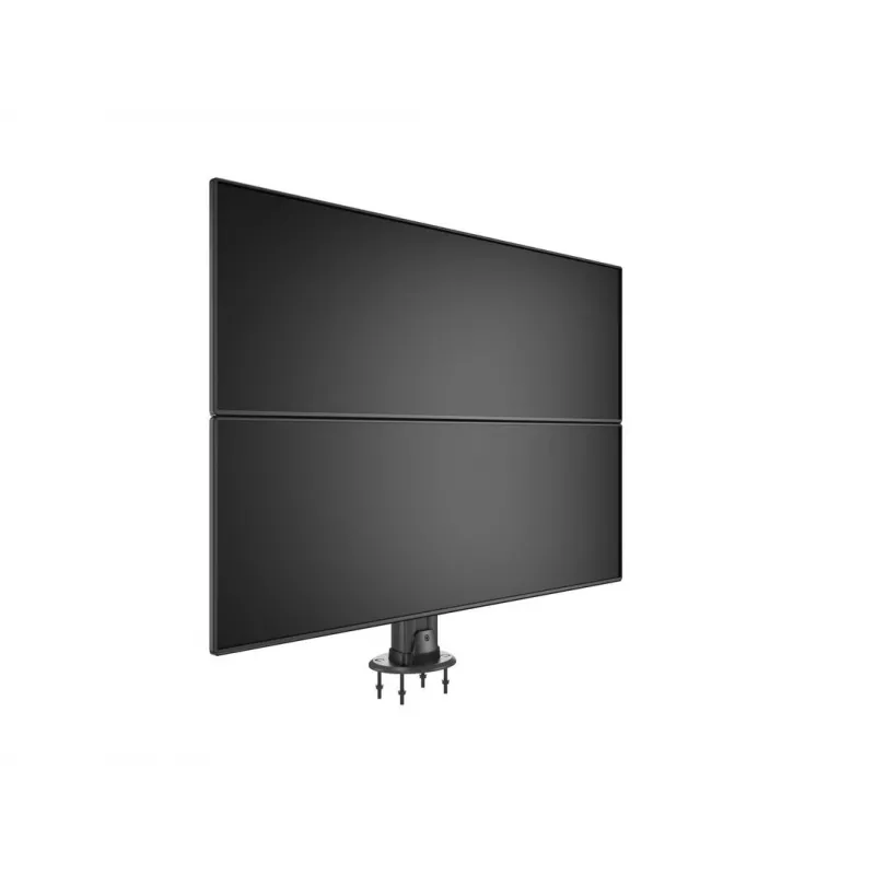 Grommet pamatne MULTIBRACKETS M Deskmount HD — alumīnija korpuss, melna, Ø 21 cm, H 40 mm, 500 g