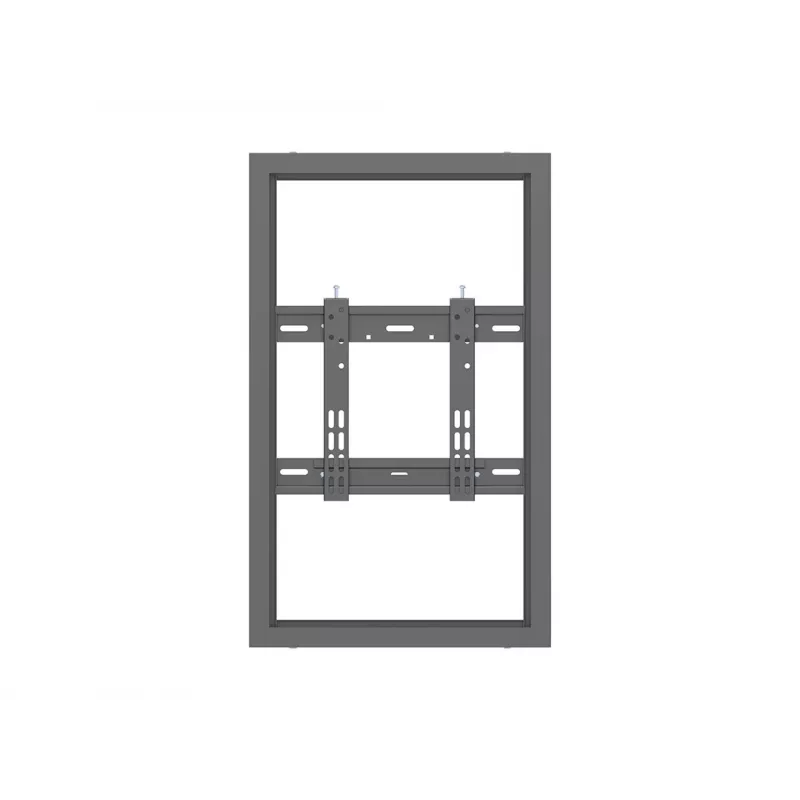 Multibrackets M Pro Series korpuss 32 collu sienas mazs melns tērauds ainava/portrets