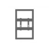 Multibrackets M Pro Series korpuss 32 collu sienas mazs melns tērauds ainava/portrets