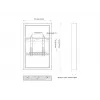 Multibrackets M Pro Series korpuss 32 collu sienas mazs melns tērauds ainava/portrets