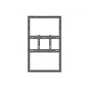 Multibrackets M Pro Series korpuss 43 collu Mazs Melns Tērauds Ainava/Portrets