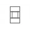 Multibrackets M Pro Series korpuss 50 inch sienas melns tērauds ainava/portrets