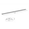 Multibrackets M Kabeļa pārsegs Grīdai Melns - 139mm P - 1100mm G