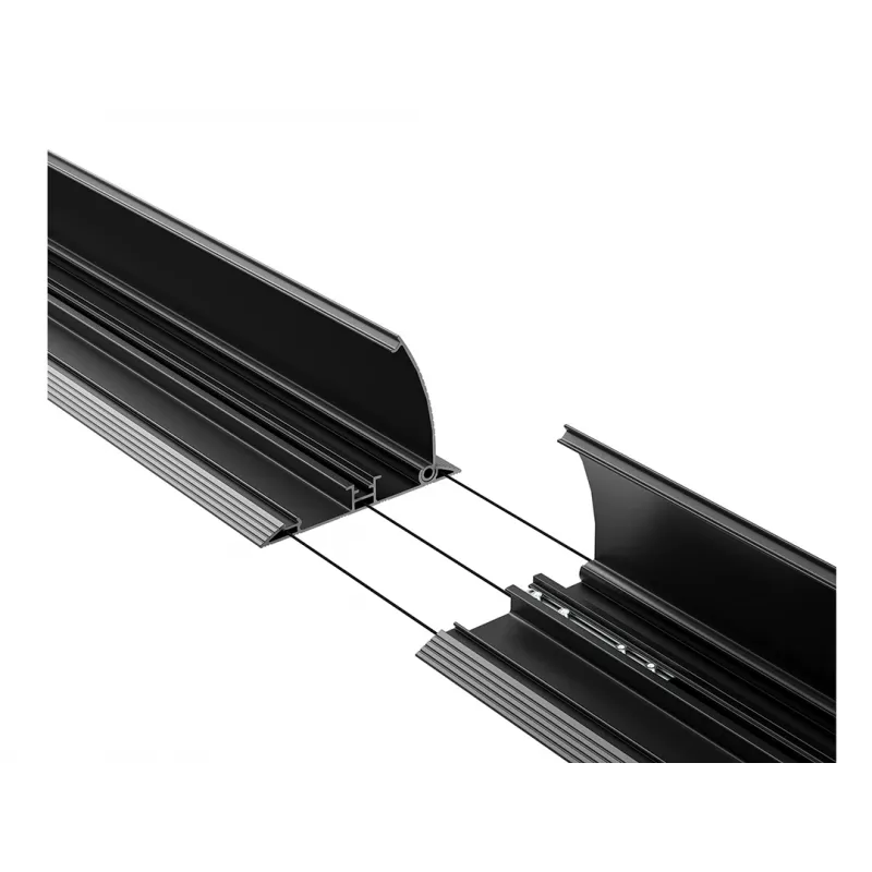 Grīdas kabeļu pārsegs Multibrackets M Cable Cover Floor Melns 139mm-W 2200mm-L