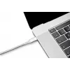 USB-C uz USB-C kabelis Ochno O-USBG2-70-1 — USB 3.2 Gen 2, DP Alt Mode 1.4, vīriešu–vīriešu, pīts, 0,7 m, balts