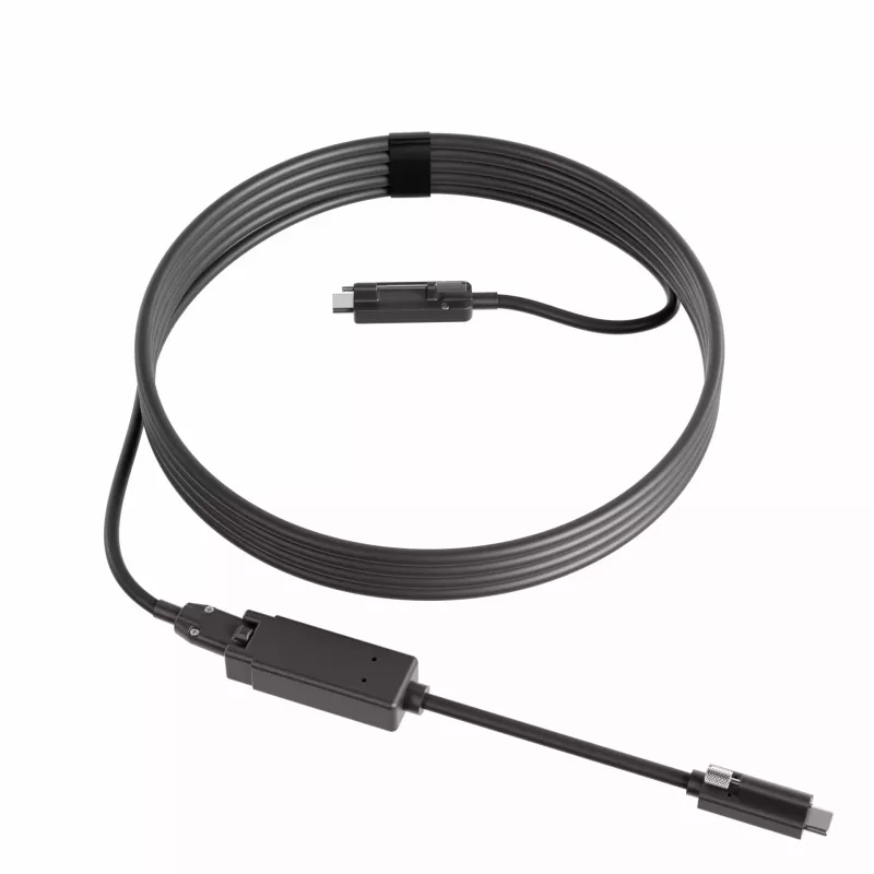USB-C pagarinātāja kabelis Ochno O-EC-20 — 20 m, DisplayPort 1.4 Alt Mode atbalsts