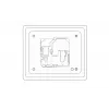Telpu displejs HUMLY HUM1002 8 inch – 6 iepakojumā