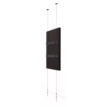 Peerless DSF265P vitrīnas stiprinājums 165,1 cm (65 collas) Sudrabs