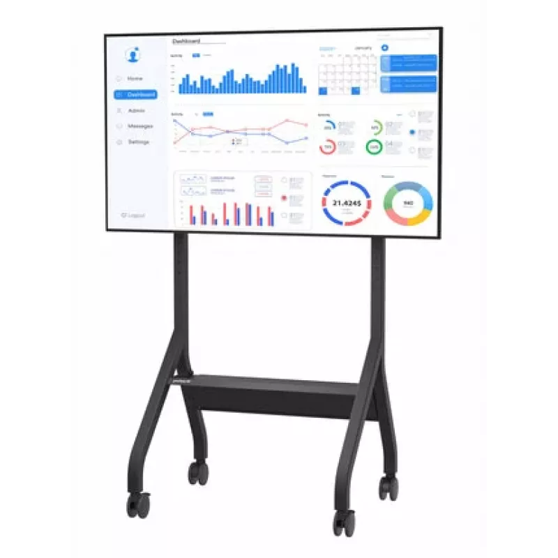 Peerless SR898-EUK mobilais statīvs displejiem 2.79 m (110 collas) Melns