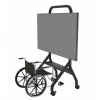 Peerless SR898-EUK mobilais statīvs displejiem 2.79 m (110 collas) Melns