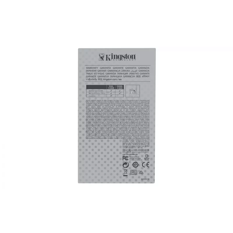 Kingston Technology IronKey 64GB Basic S1000 šifrēts USB 3.0 zibatmiņas disks FIPS 140-2 Level 3