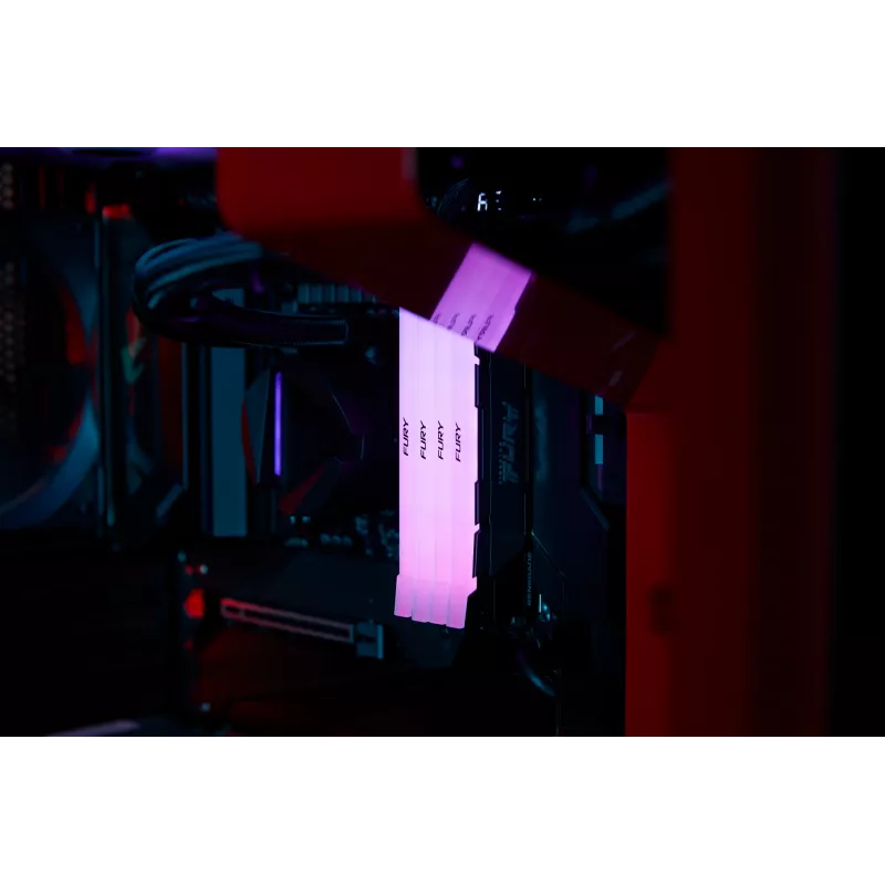 Kingston FURY 32GB 3600MT/s DDR4 CL16 DIMM (4 moduļu komplekts) Renegade RGB