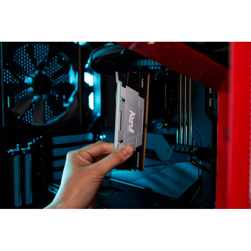 Kingston FURY 32GB 3600MT/s DDR4 CL16 DIMM (4 moduļu komplekts) Renegade RGB