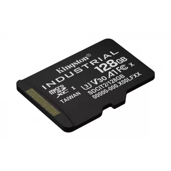 Kingston Technology 128GB microSDXC Industrial C10 A1 pSLC kartes komplekts bez adaptera