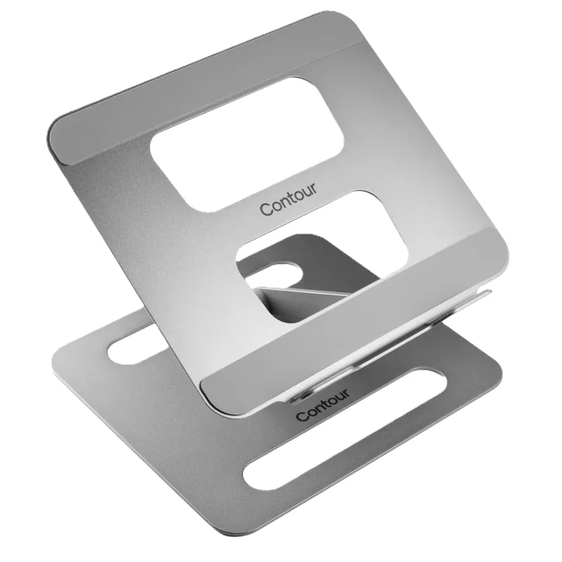 Pacēlājs klēpjdatoram Contour Design Laptop Riser, tērauda pelēks, augstums 45-310mm