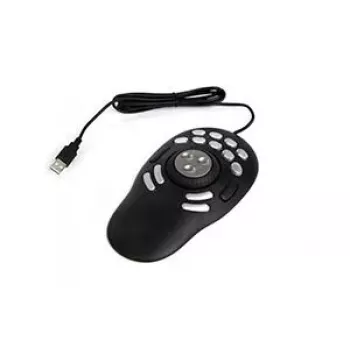 Multivides kontrolleris Contour PRO v2 — USB, Sudrabs/Melns, 43×77.5×11.5 mm