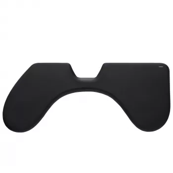 Plaukstu balsts Contour Design RollerMouse Armsupport Sarkans Vegāna āda 135x600x23mm