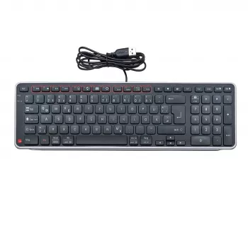 Contour Design Balance Keyboard DE, vads, pilna izmēra (100%), bezvadu, RF bezvadu + USB, QWERTZ, melns