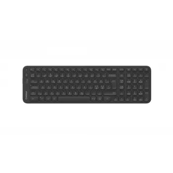 Bezvadu tastatūra Contour Balance Mid-Size, Pan Nordic izkārtojums, RF + Bluetooth, 106 taustiņi, šķērsslēdzis, melna