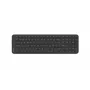 Bezvadu tastatūra Contour Balance Mid-Size, Pan Nordic izkārtojums, RF + Bluetooth, 106 taustiņi, šķērsslēdzis, melna