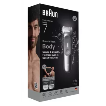 Ķermeņa matu trimmeris Braun Series 7 BG7550 Pelēks Litija-jonu akumulators