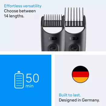 Braun AIO3500 matu griešanas un bārdas kopšanas komplekts, melns/pelēks