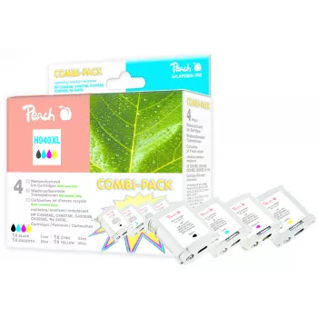 Peach 316219 tintas kasetne 4 gab. Melna, Ciāna, Fuksīna, Dzeltena