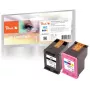 Peach 0F319637 tintas kasetne 2 gab. Melna, Ciāna, Fuksīna, Dzeltena