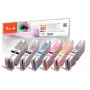 Peach PI100-312 tintas kasetne Foto melna, Foto ciāna, Foto pelēka, Foto magenta, Foto dzeltena