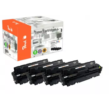 Peach PT815 toner komplekts 4 gab. Savietojams Melns, Ciāns, Fuksīns, Dzeltens
