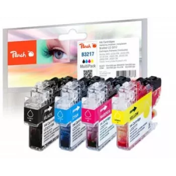 Peach PI500-238 tintas kasetne 4 gab. Melna, Ciāna, Magenta, Dzeltena